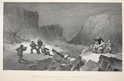 Crossing the Ice Belt at Coffee Gorge, Illustration from 